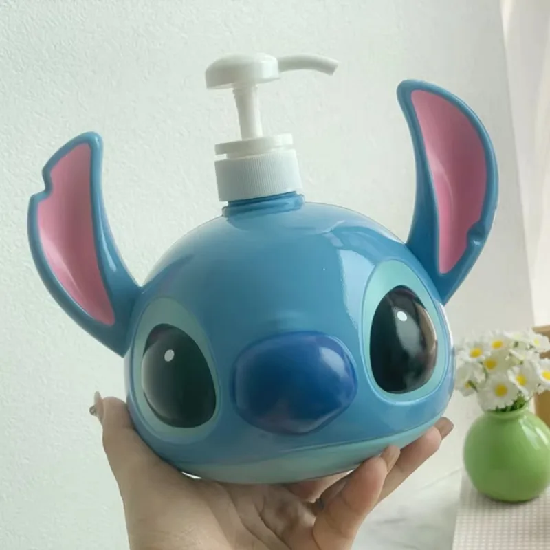 Botella exprimible bonita de punto para champú, jabón, loción, dispensador de bomba recargable de viaje, decoración de baño Kawaii, Idea de regalo