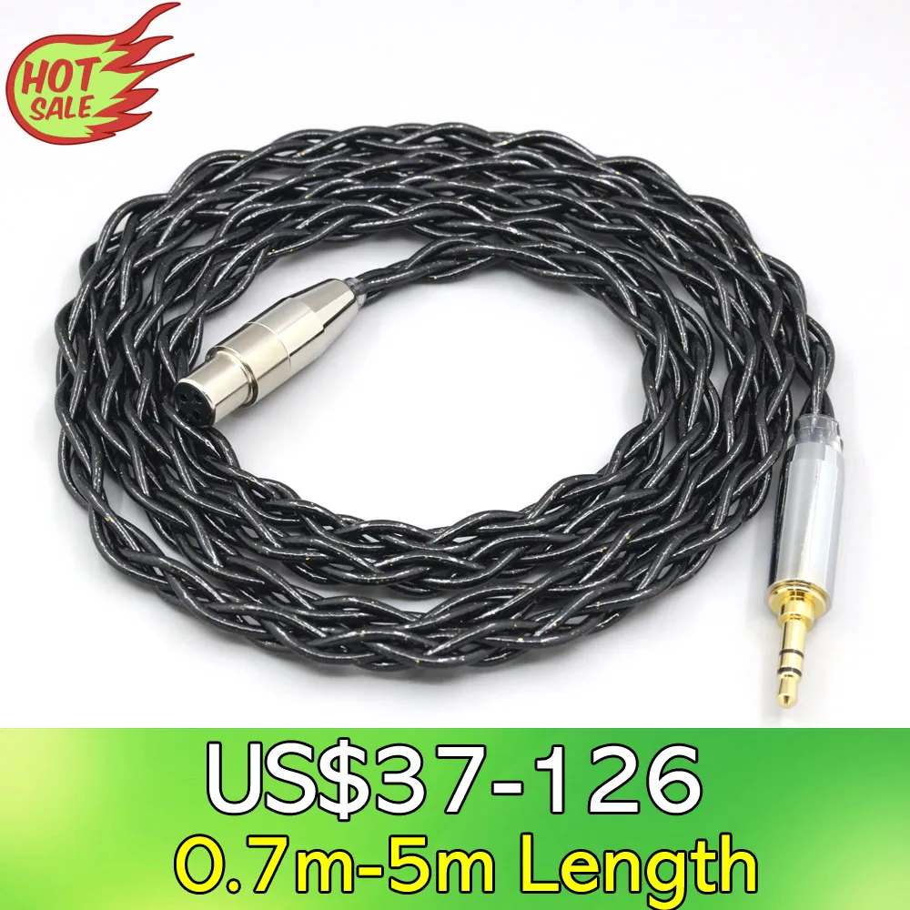 LN008346 99% Pure Silver Palladium Graphene Floating Gold Cable For AKG Q701 K702 K271 K272 K240 K141 K712 K181 K267 K712