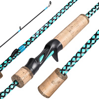 Sougayilang Baitcasting Fishing Rod 2-Section Carbon Rod M Tonality Max Drag 5kg Bass Trout Lure Freshwater Fishing Pesca