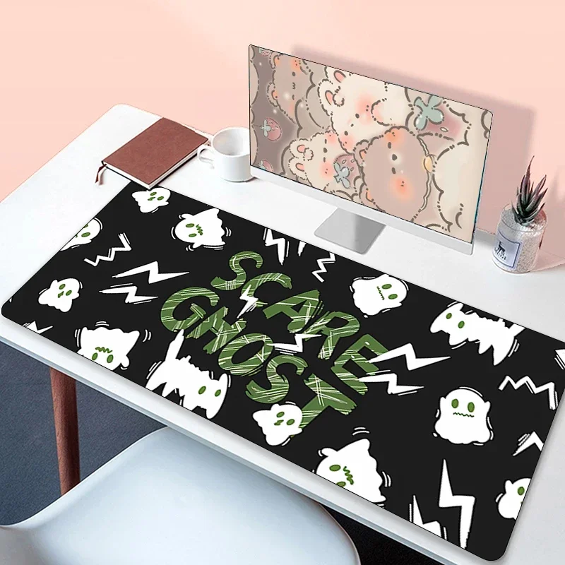 Grand tapis de souris Kawaii mesurost Gaming, Lapmedicings Gamer, Polymères de bureau, Sous-tapis de souris, Armoire à clavier, Tapis de souris média