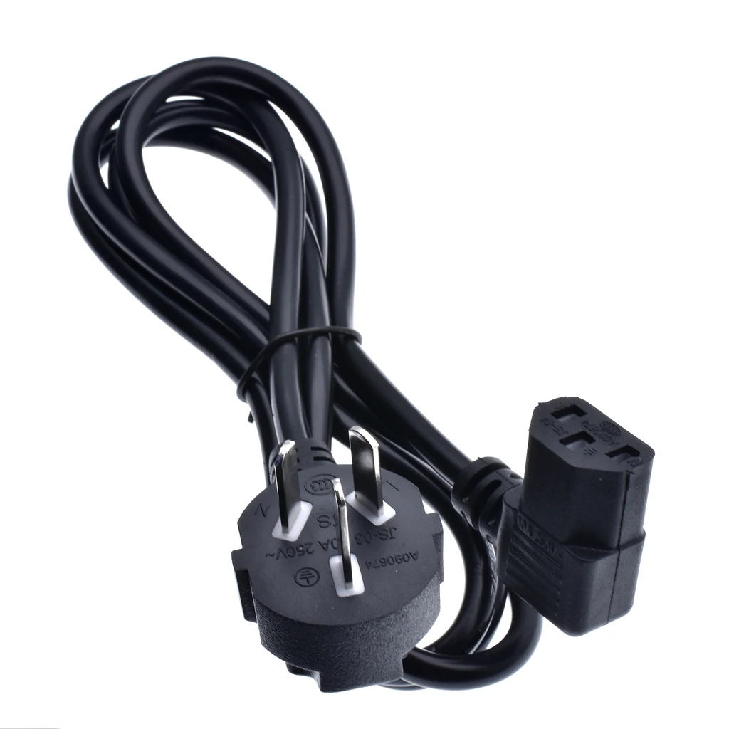 Australia Male plug to C13 Angle Left / Right Power cord 10A C13 to AU 3 pins Extension Cable 90 Degrees angle C13 Power Cord