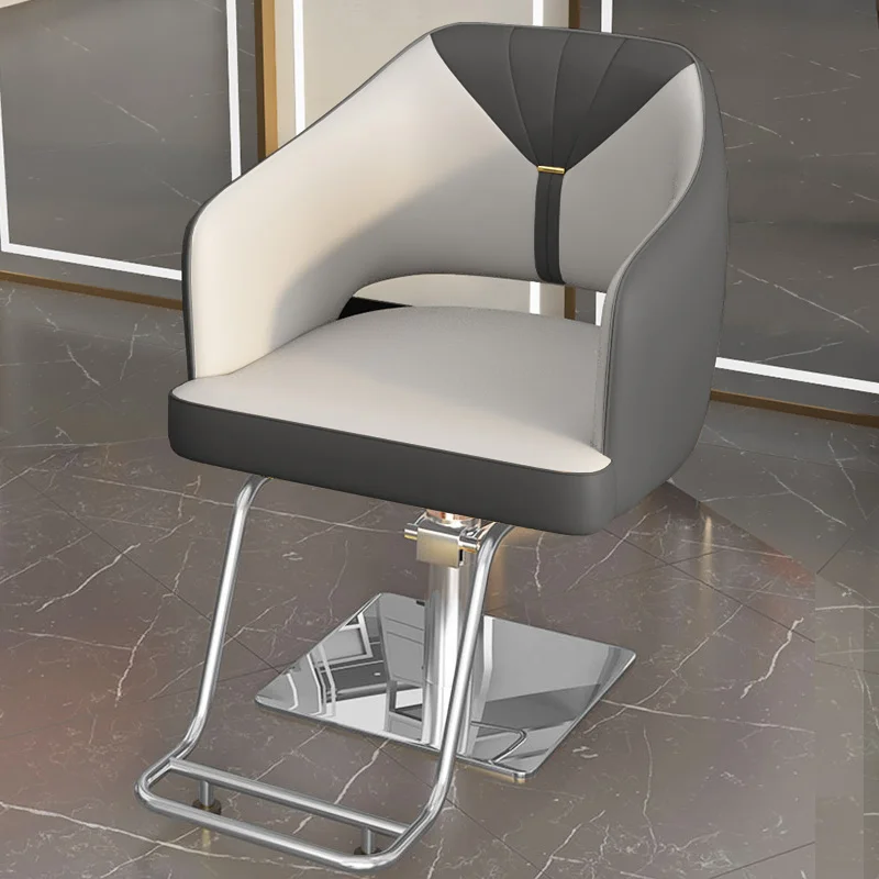 Italian Type Luxury Barber Chairs Hairdresser Speciality Perm Hair Dyeing Chairs Ergonomic Comfort Salon Furniture Silla FYBC