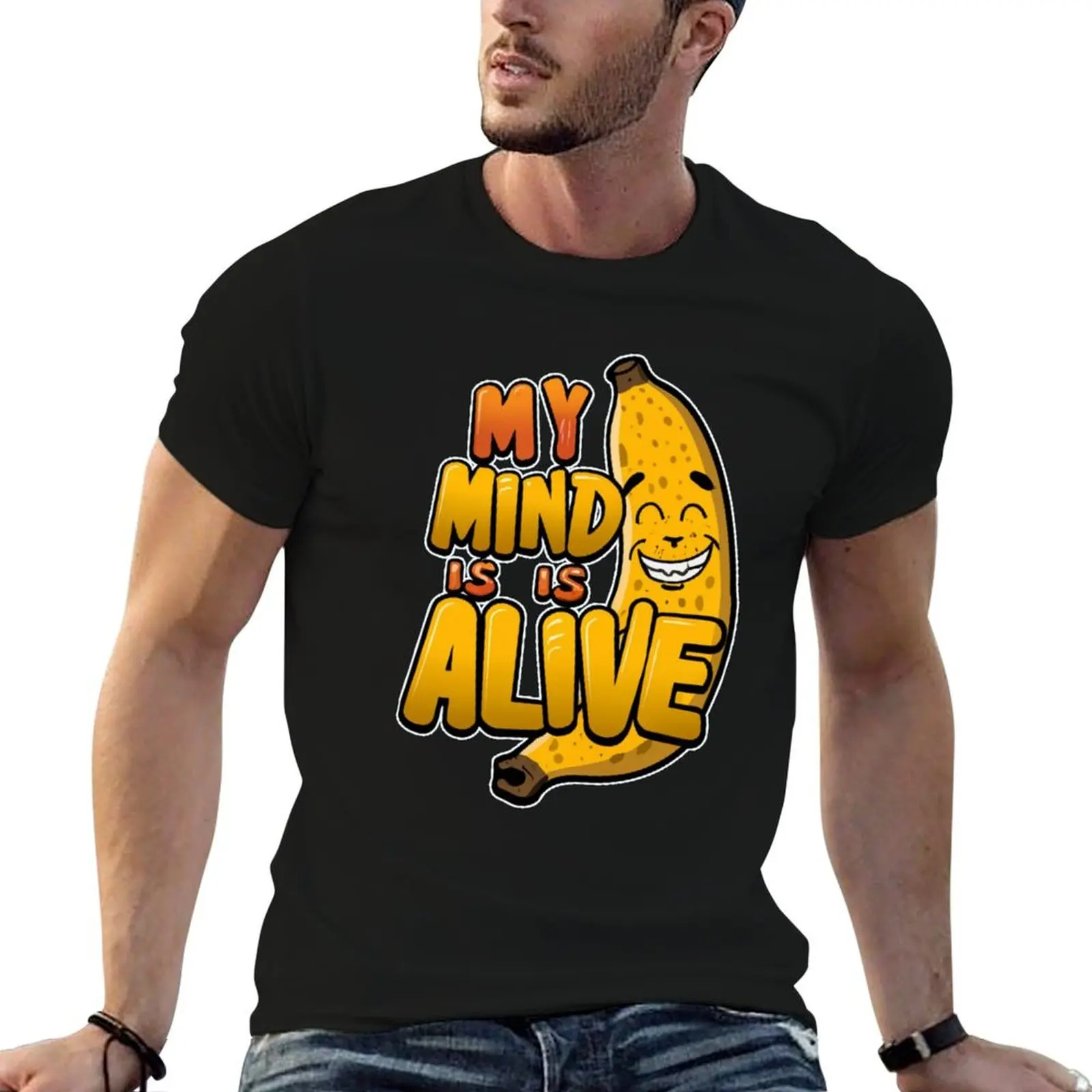 mon esprit est vivant T-Shirt grande taille à manches courtes