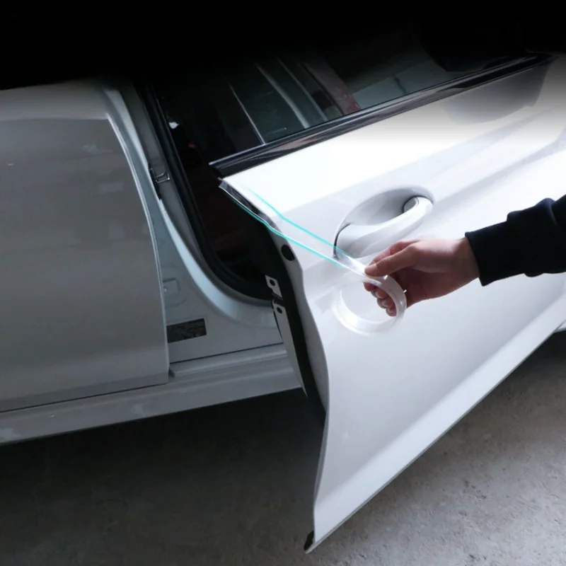 3-10M Car Anti-collision Strip Nano Tape Scratch Resistant Car Door Threshold Transparent Film Door Edge Protection Car Sticker