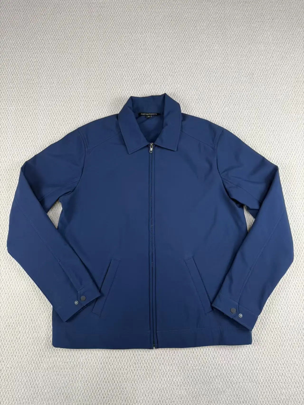 

Men's Busin Casual Fce-Lined Thin Flip-Collar Retro Softell Jaet Windproof Waterproof Warm Top Polyester Fiber Long...