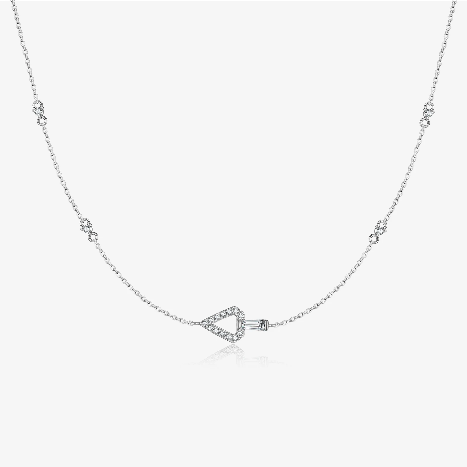 

VEWANT женское ожерелье из стерлингового серебра 925 пробы в форме груши, багет, циркон, кулон с фианитом, длинная цепочка, ожерелье, 2025 г., роскошные свадебные ювелирные украшения