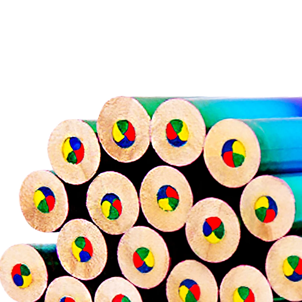 12-48 قطعة فرشاة الرسم بأربعة ألوان قوس قزح لحفلة عيد ميلاد الأطفال رياض الأطفال كرنفال المنزل حفلة عيد الميلاد هدية مكافأة #4