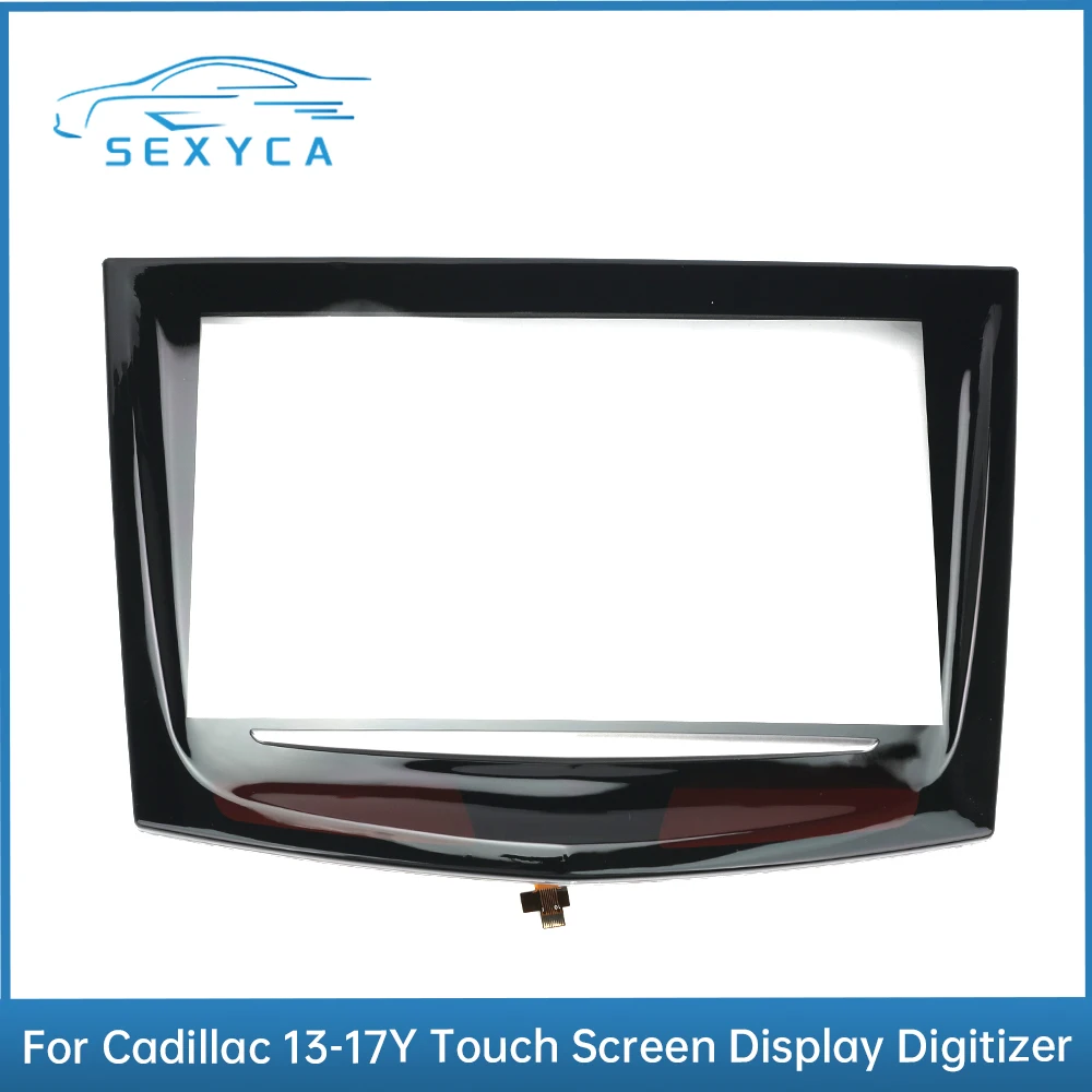 Car Touch Screen Digitizer For 2013-2017 Year Cadillac ATS CTS SRX XTS CUE DVD Radio Navigation Replacement Panel