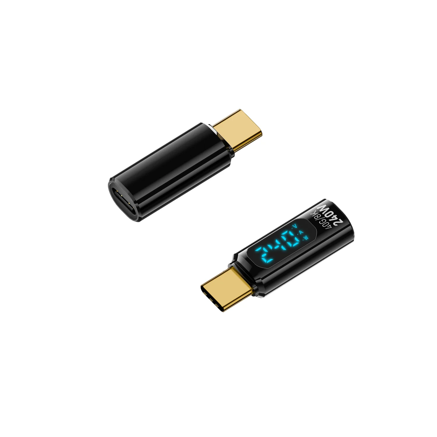 NNBILI 1 PCS Digital LED Display USB 4 Typ-C Adapter 8K 60HZ PD 240W Power Meter Tester Datenübertragung 40Gbps OTG Konverter