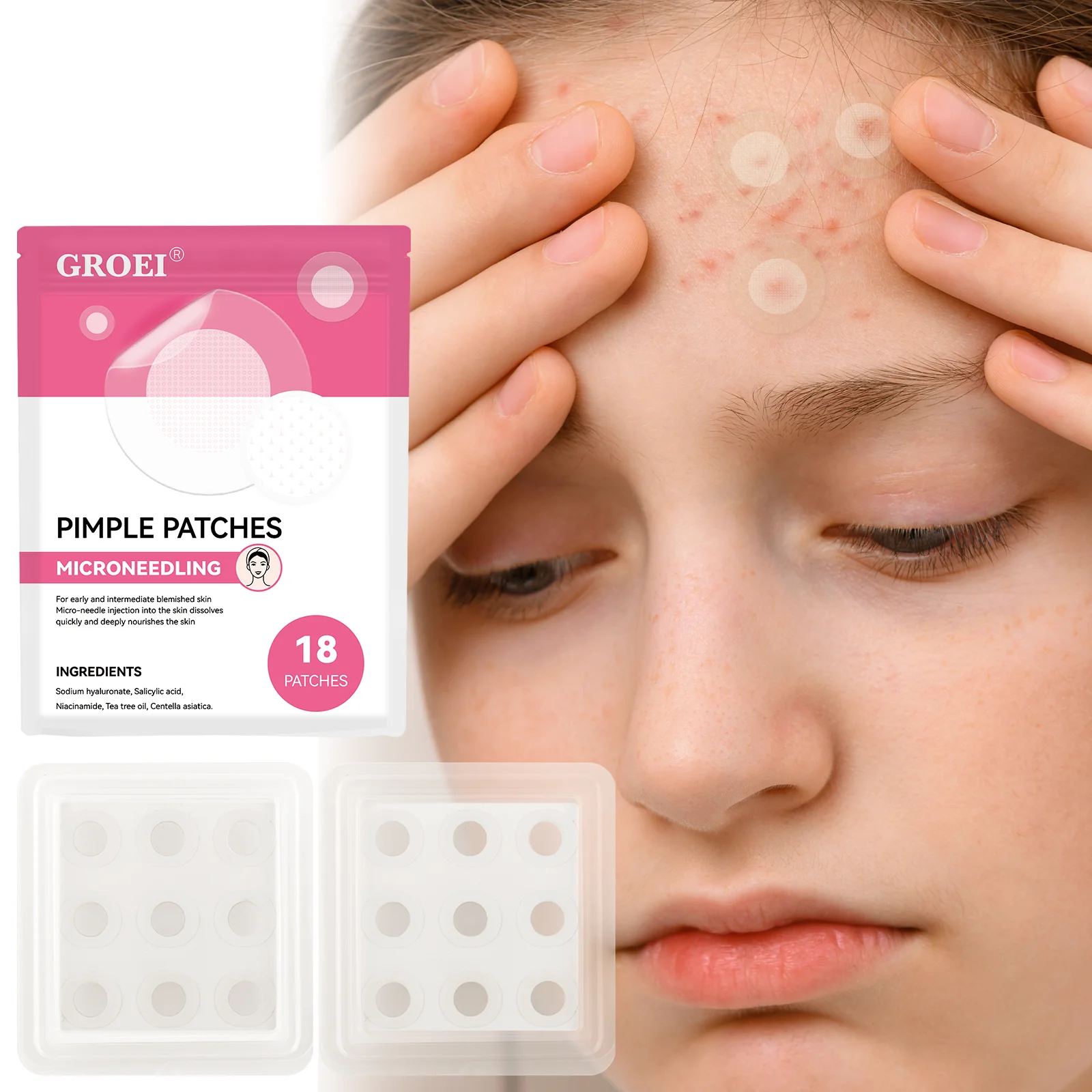 Hydrocolloid Acne Patch Invisible Acne Face Invisible Waterproof Breathable Acne Skin Patch Invisible Closed Acne Patch