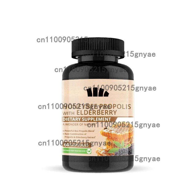 

1000mg Propolis Contains Organic Natural Propolis and 60 Vegetarian Capsules
