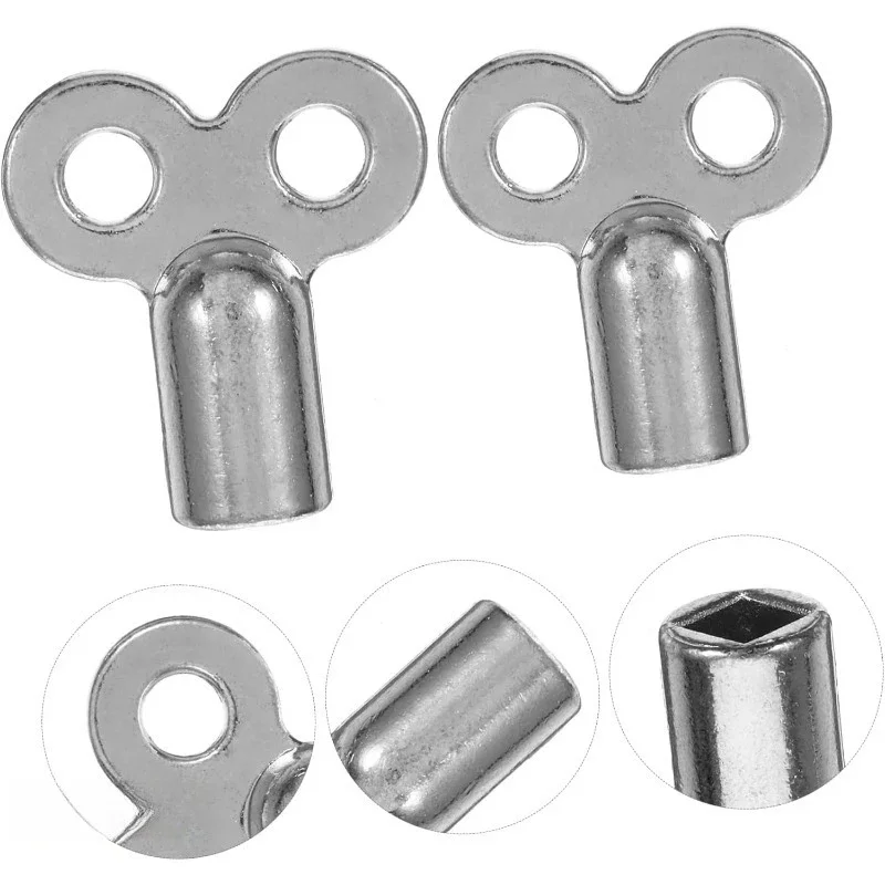 4Pcs Central Heating Radiator Bleeder Wrench, Alloy Air Vent Key, Plumbing Tool for Radiator Valve & Tap