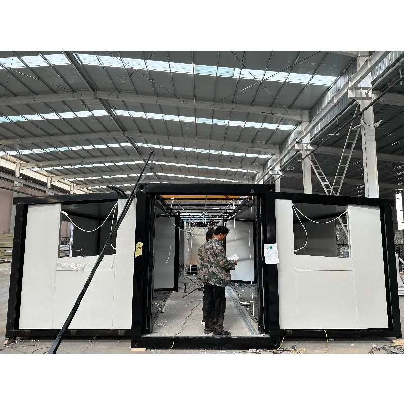 Steel Container House 20ft 40ft Square Contemporary Modular Prefab Home Container House Comfort Folding Expandable House Outdoor
