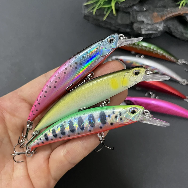 13g 80mm Casting Sinking Minnow Fishing Lure Twitch Trout Lure Ryuki 80S Jerkbait Isca Artificial Hard Bait Stream Pesca Wobbler view 3
