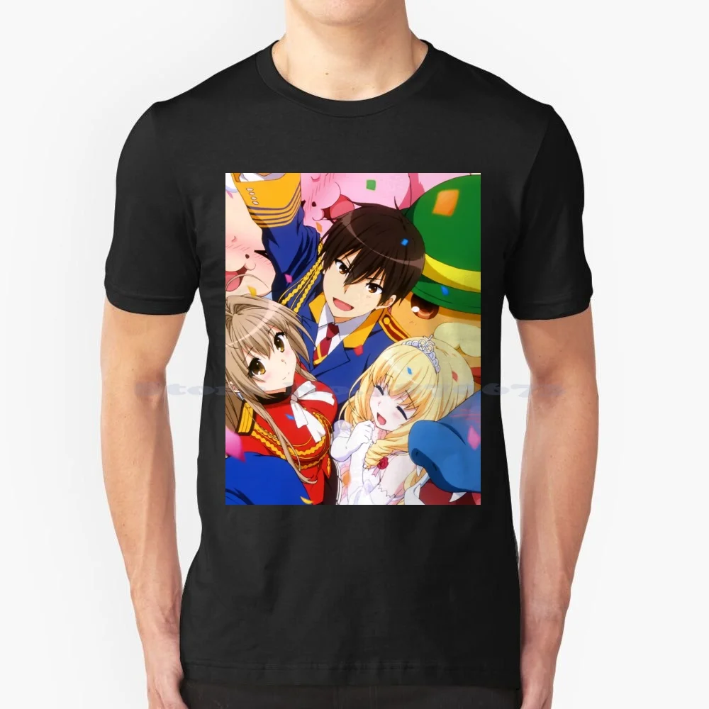 Amagi Brilliant Park 1 T Shirt 100% Cotton Tee Amagi Brilliant Park Seiya Kanie Sento Isuzu Latifa Fleuranza