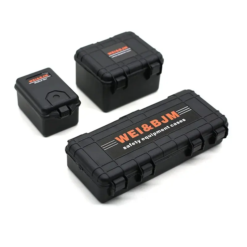 Aufbewahrungsbox-Dekorationswerkzeug für 1/10 RC Crawler Car Axial SCX10 90046 KM D90 TF2 TRX-4 TRX-6 MST