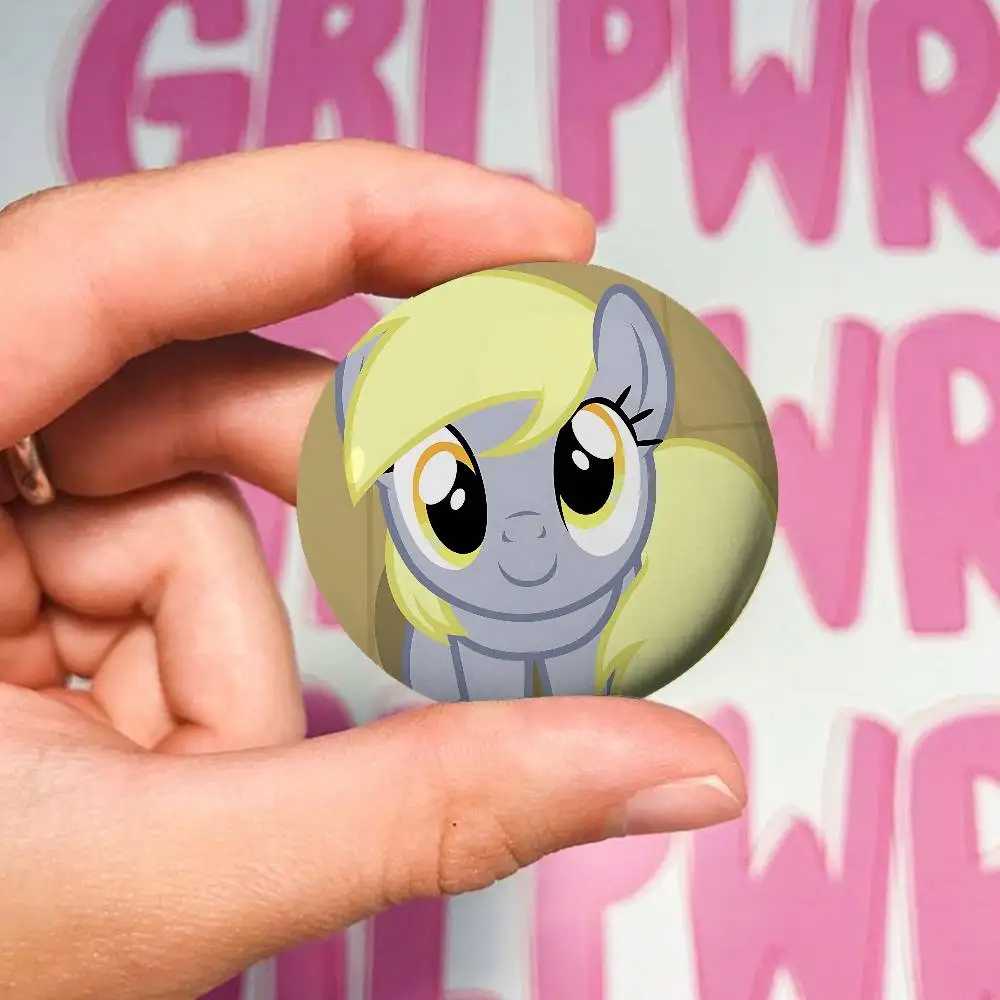 لطيف أنيمي بلدي L-little-P-ponyS Kawaii شارة دبابيس لصديق ، حقيبة الظهر ، الملابس ، اكسسوارات تحصيل ، هدية مجوهرات