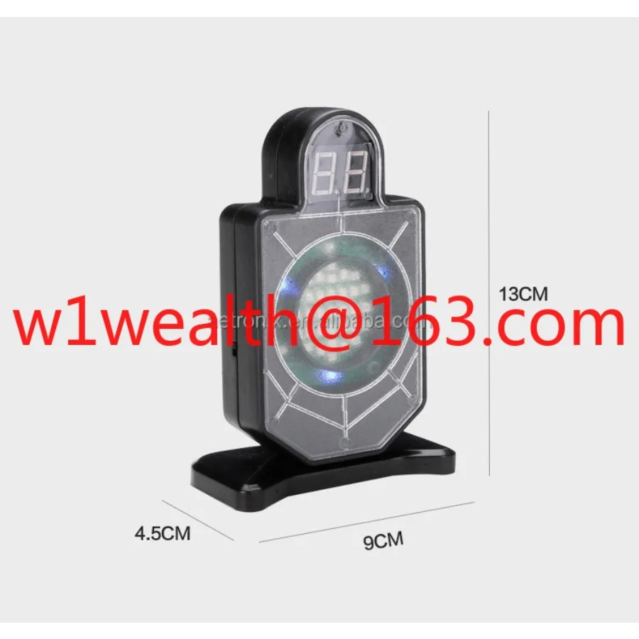 9Mm 380 45 laser training projectile for outdoor live-fire training, counting electronic scoring laser target
