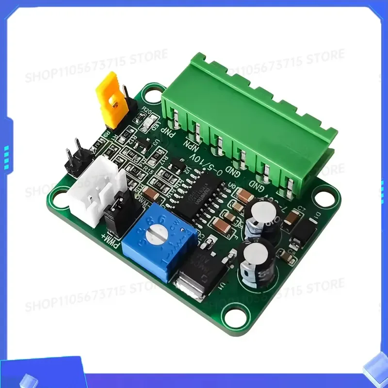 for Voltage to PWM Converter Power Board 0-5V 10V Analog Input to 0-100 Percent PWM Signal Module 2KHZ-20KHZ Frequency
