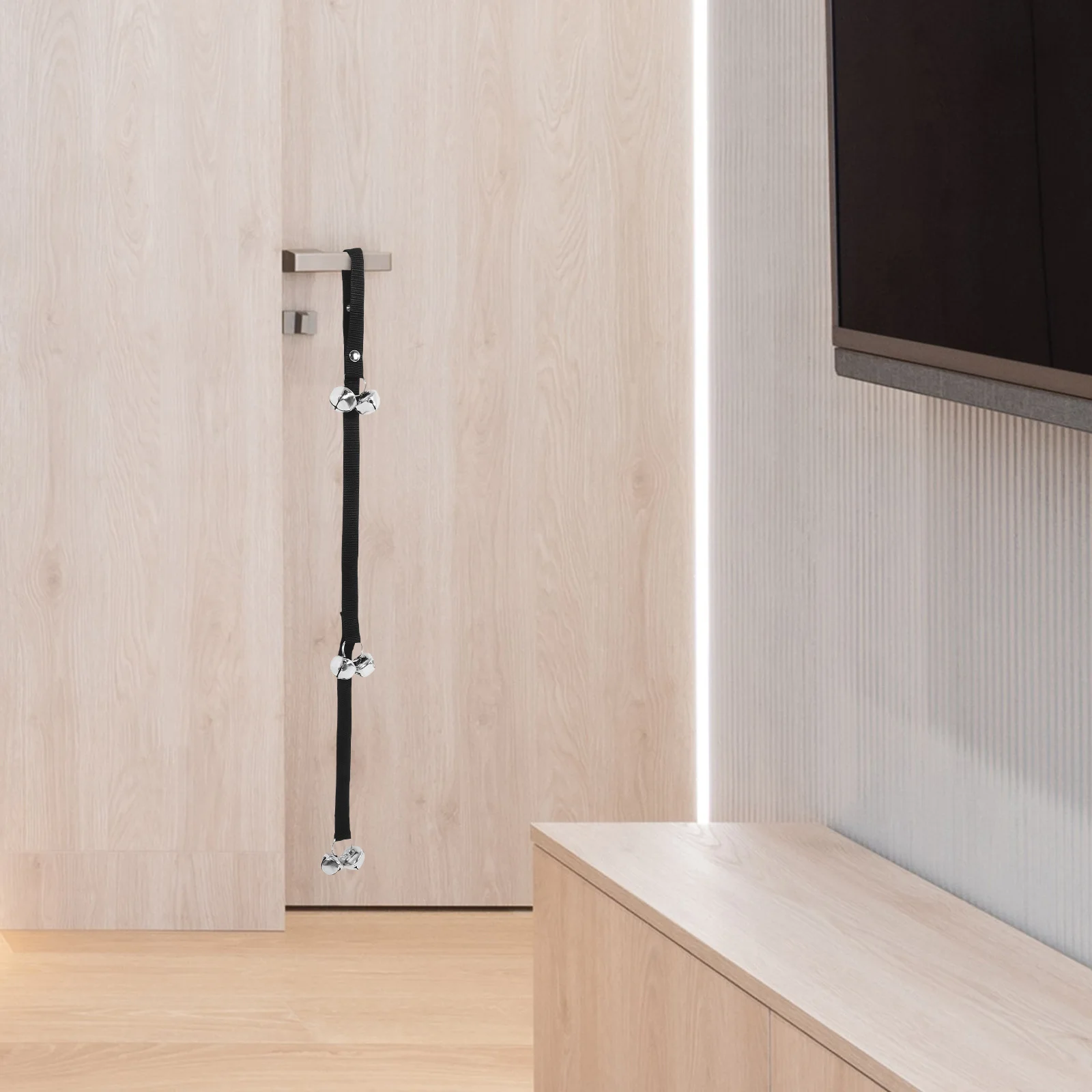 

Dog Doorbell Hanging Lightweight Training Bell Easy Install Potty Training Indoor Portable Pet Communication Bell