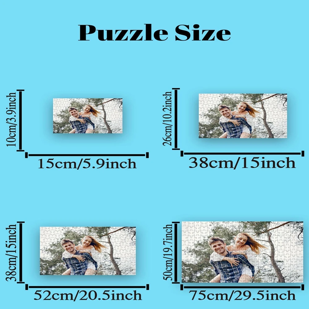35/150/300/500pcs Cool Customizable Poster Mosaic For Kids Toy Holiday Gifts, Meaningful Commemorative Gifts Between Couples