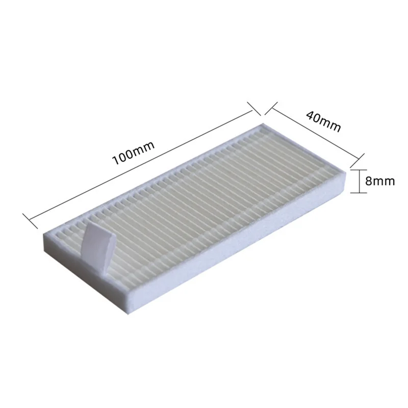 A20M 12PCS Hauptseitenbürste HEPA-Filter Mopptuch Schwarz & Weiß & Blau Kunststoff + Mikrofaser für 360 S8 / S8 Plus Roboterstaubsauger