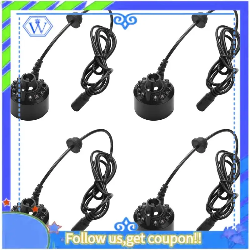 

A55P-4X 12 светодиодов переменного тока 100-240 В промышленный инкубатор увлажнитель распылитель дымовая машина питьевые фонтанчики пруд вилка европейского стандарта