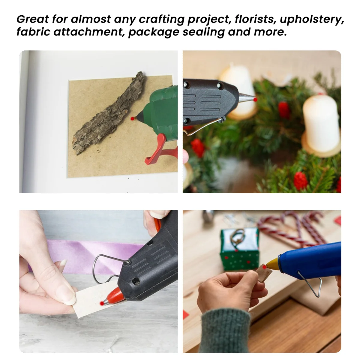20Pcs Red Hot Melt Glue Gun Adhesive Sticks 7x100mm for Craft Model Vogue