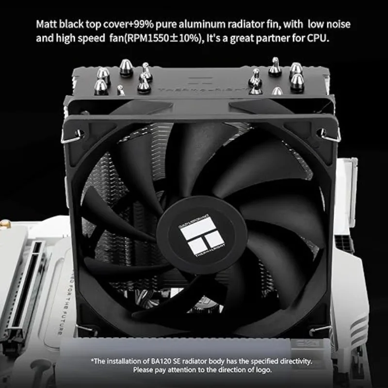Thermalright Burst Assassin 120 SE CPU Fan Cooler 6 ท่อความร้อนฮีทซิงค์ Air Cooler สําหรับ AM4 AM5 Intel LGA 1851/1700/115X/1200