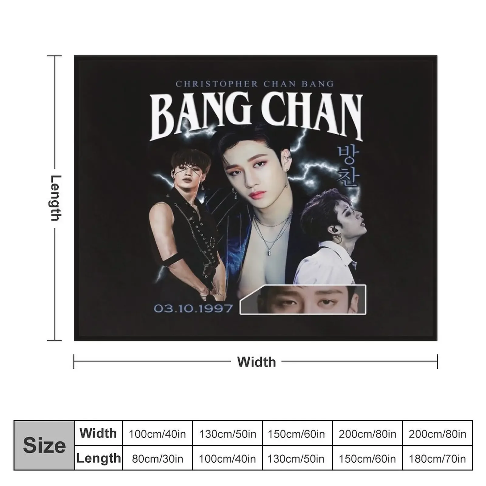 Bang Chan Shirt Vintage 90 Retro T Shirt Tee Throw Blanket Decoratives Camping Blankets