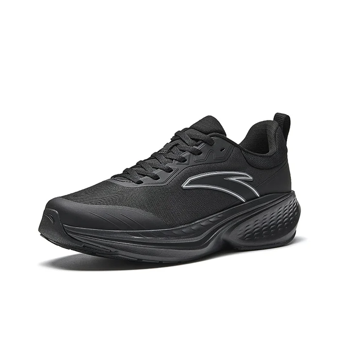 Anta Cloud Path Running Shoes Men's Basic Black/Metal Titanium 112545519-2