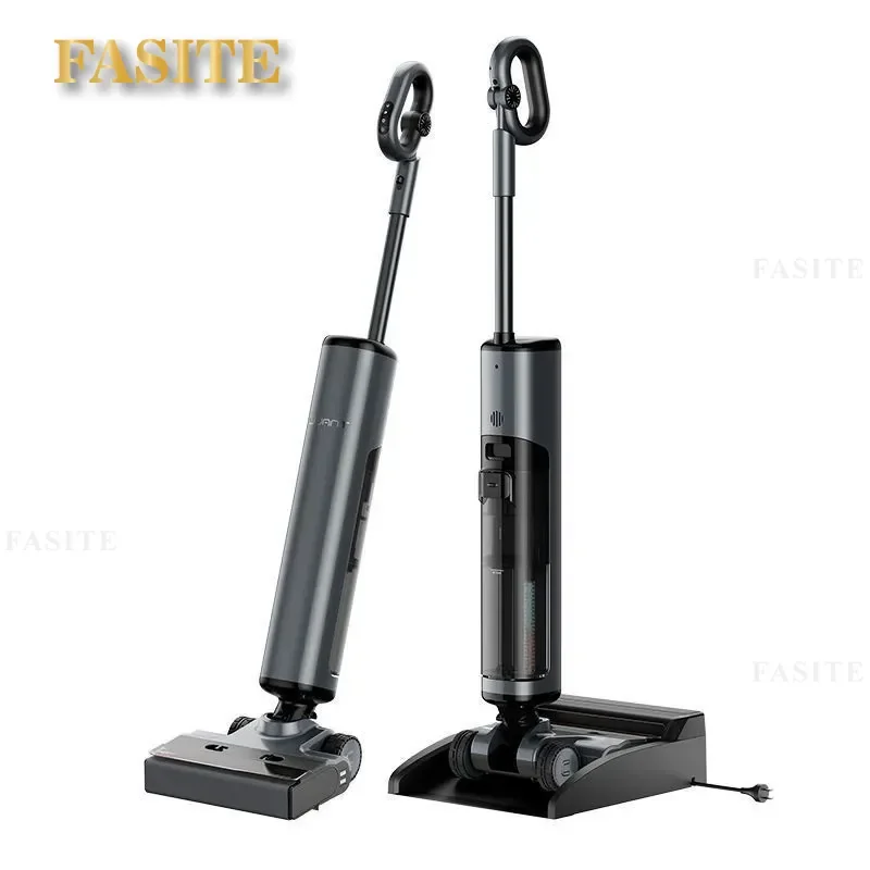 Cordless Floor Washer Wet Dry Vacuum Cleaner 2 in 1 Hardwood Tile Carpet Mopping Machine Self Cleaning Brushless Motor
