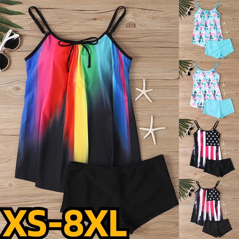 

Swimwear Summer New Design Printing Bathing Suit Beachwear Women Sexy Fashion Swimsuit Two Pieces Set Tankini Female Monokini