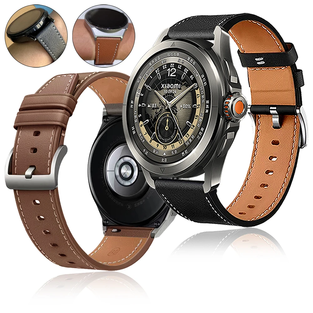 22Mm Leather Strap … - image