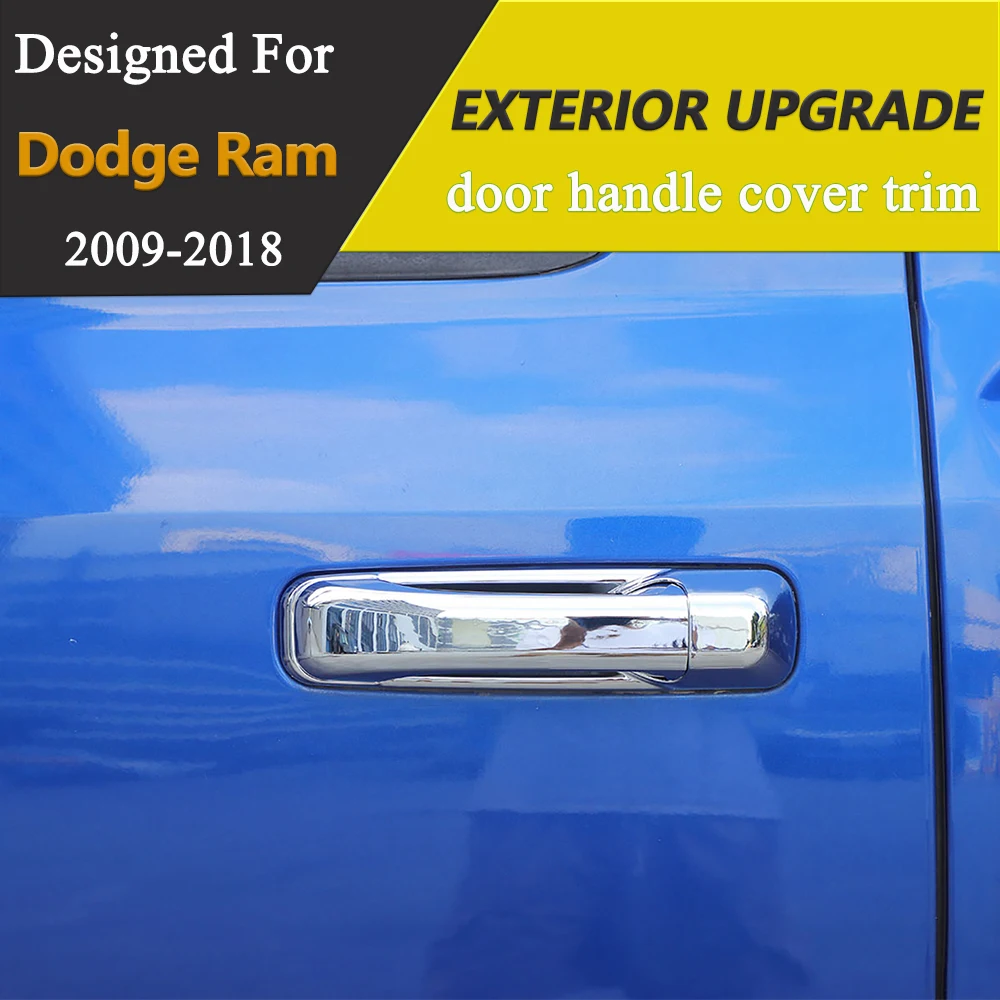 Outer Door Handle Cover Trim for Dodge RAM 2009-2018 Jeep Grand Cherokee 2007-2010 Commander 2006-2010 Car Styling Accessories