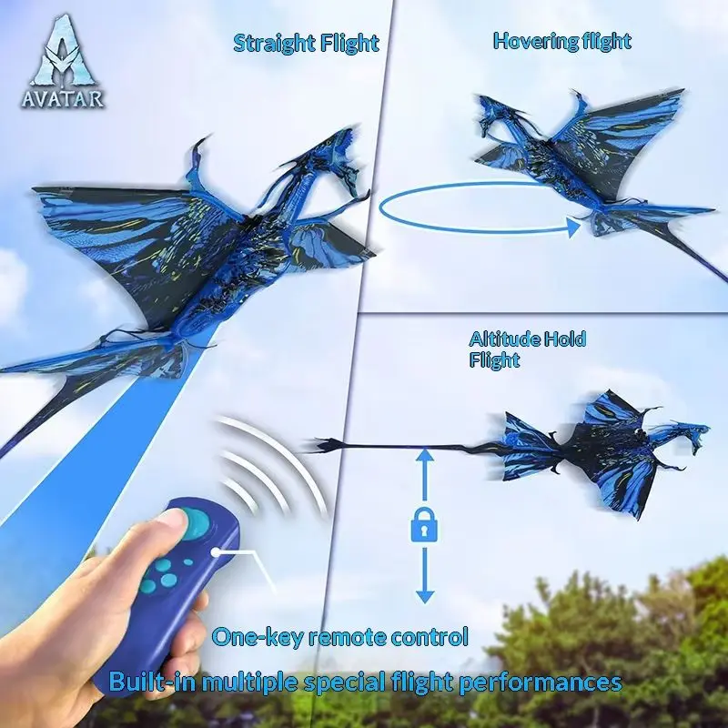 Avatar Remote Control Bionic Flapping Wing Simulation Dragon Rechargeable Outdoor Aircraft 60 Meters Long Control Distance