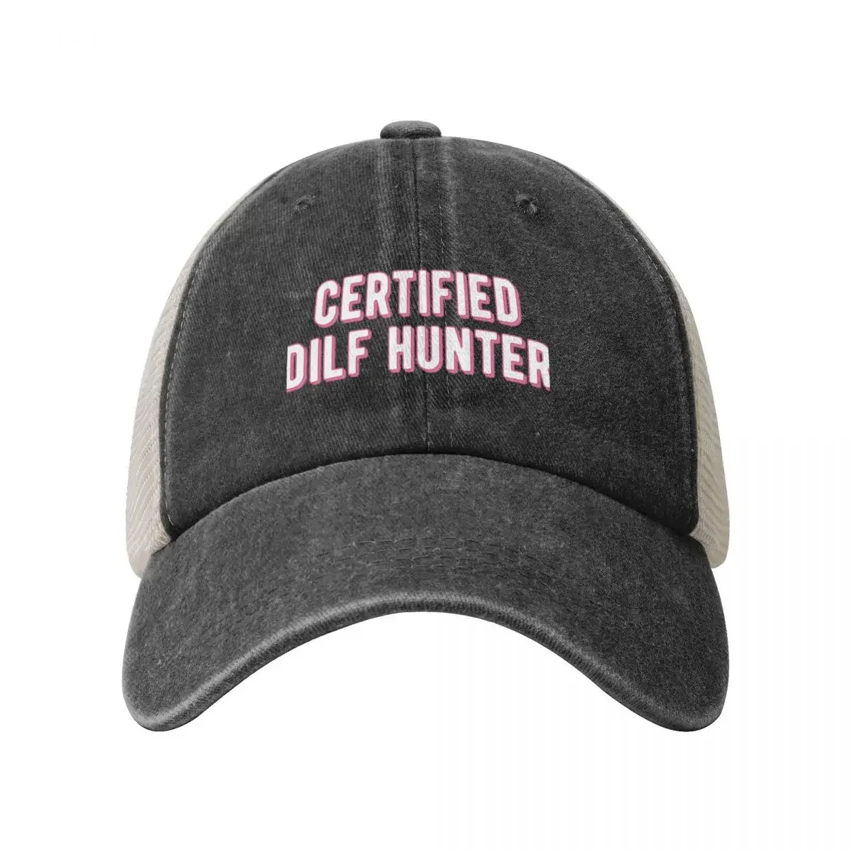 Dilf Hunter funny Dilf meme Baseball Cap Wild Ball Hat Sun Cap |-F-| Sunscreen For Men Women's