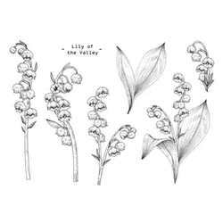 Flowers Transparent Clear Stamps for DIY Scrapbooking/Card Making Fun Decoration Supplies  A0100