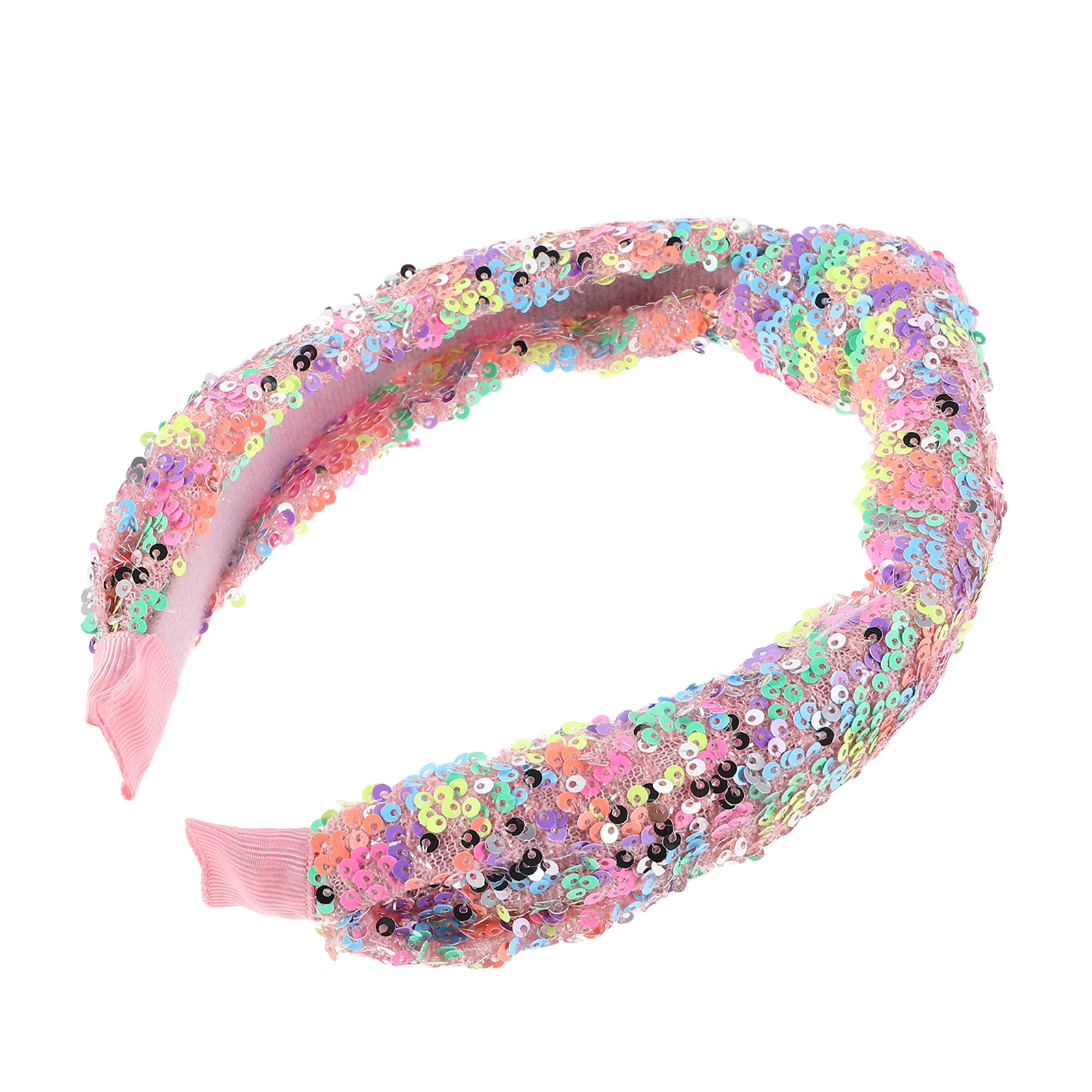 

Colorful Sequin Headband Girls Knotted Tiara Wide Glitter Headbands Bowknot Hair Accessories Cute Masquerade Thin