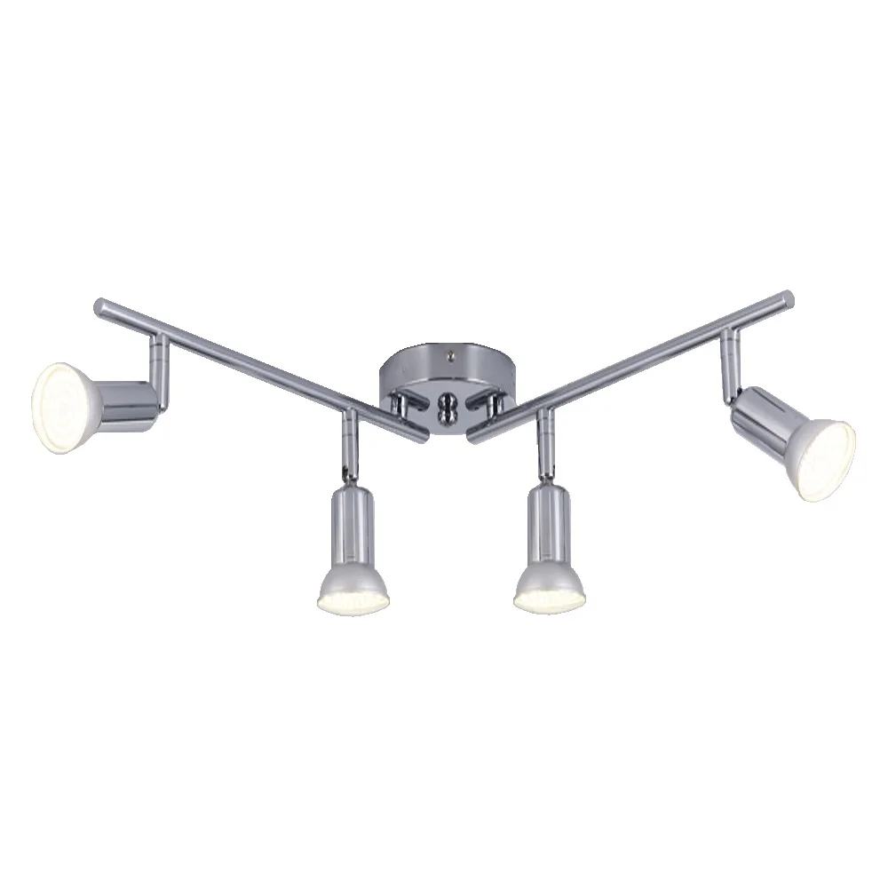 

Modern LED Ceiling Chandelier Lighting Living Room Bedroom Chandeliers 100-240V 4 Heads Rotatable Home Ceiling Lighting Fixtures