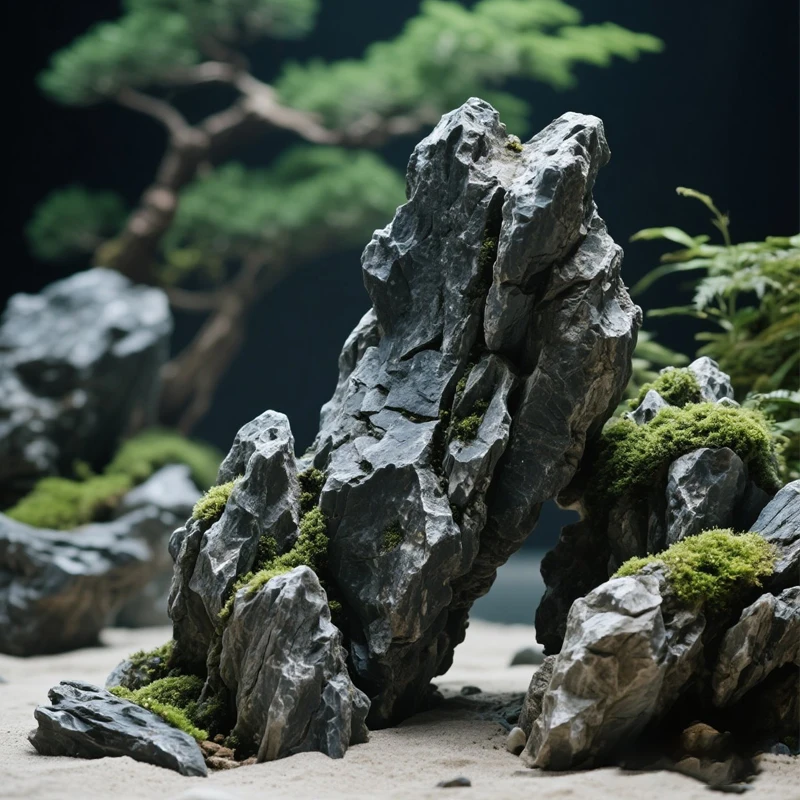 

Wholesale Customized Qing Long Stone Fish Tank Decoration Durable Structure Aquascaping Bonsai Arrangement for Garden Ornaments