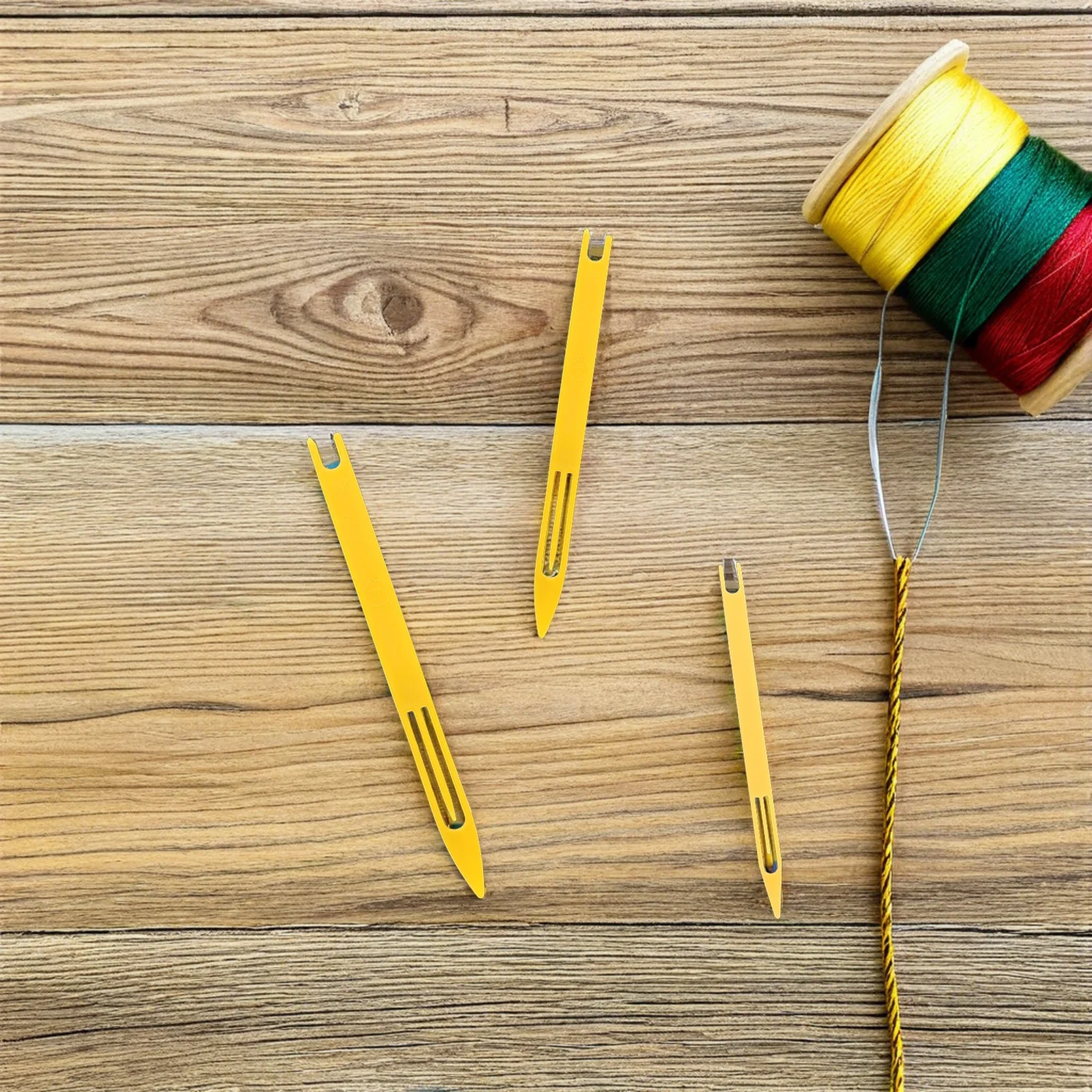 

24pcs Net Mending Tool Set Plastic Fishing Net Repair Needles Lightweight Portable For Marine Freshwater Shuttle Needle For