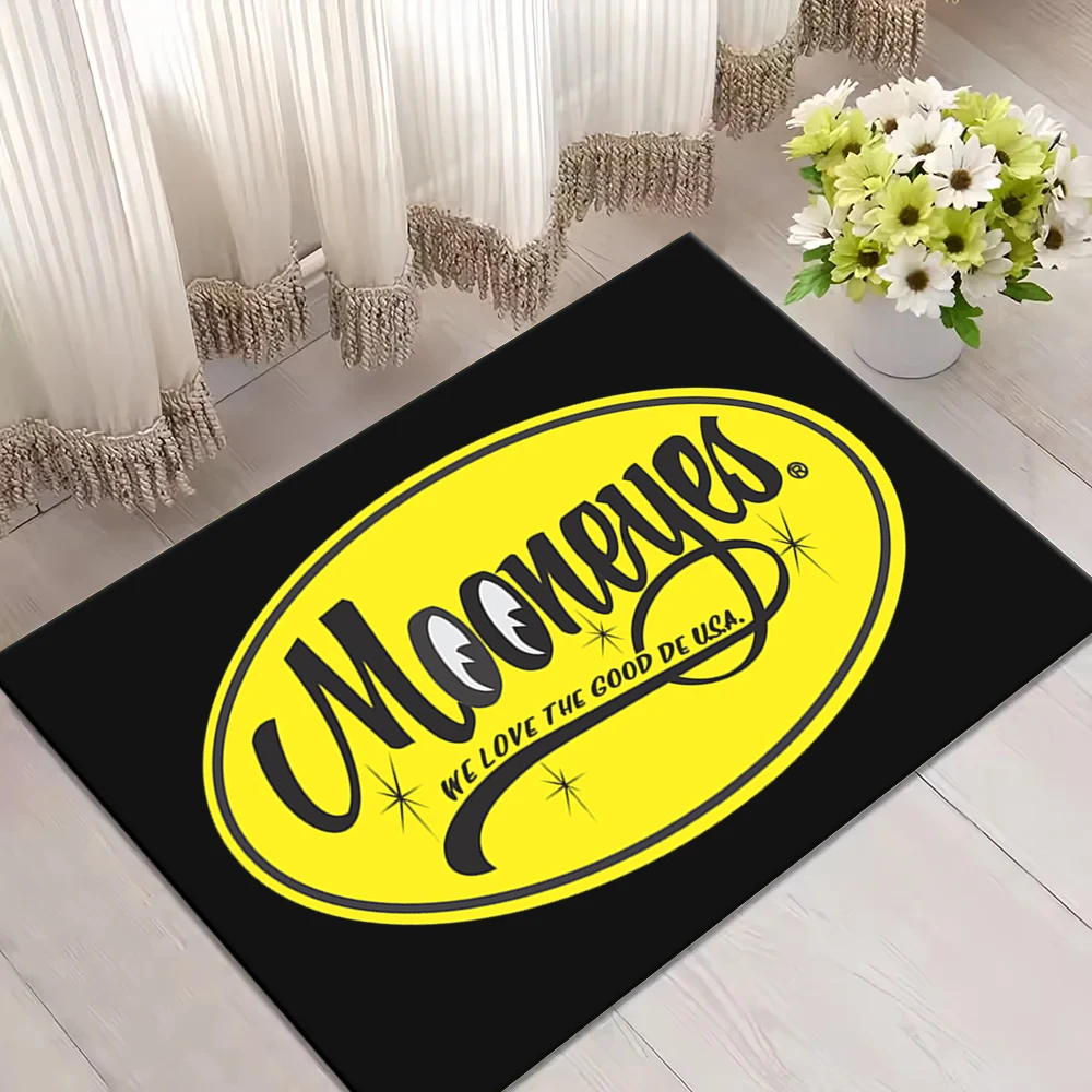 

Коврик M-oon Eyes для прихожей на полу, индивидуальный ковер для спальни, предметы для украшения дома, входной комнаты, коврик для ванной на заказ