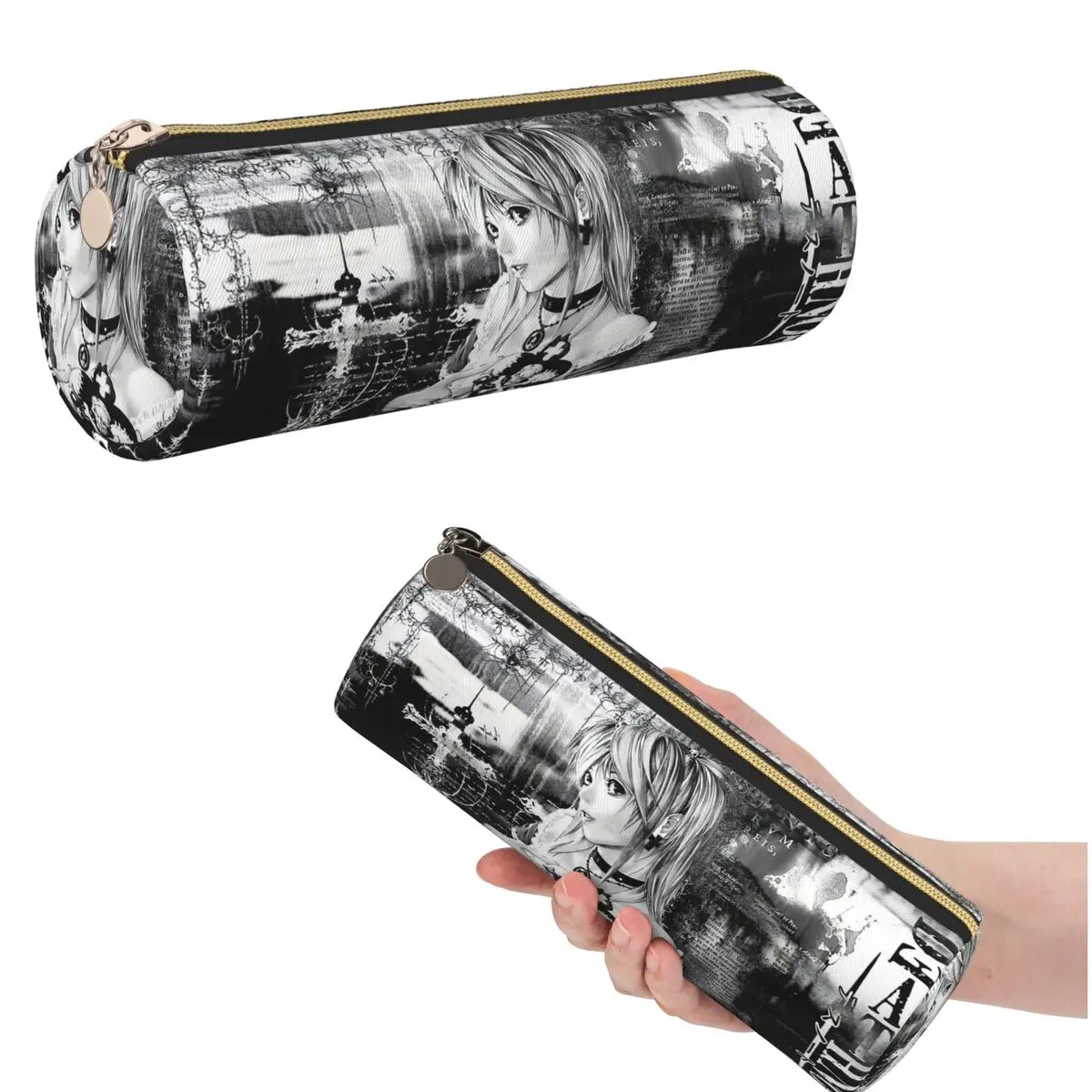 Death Note Anime Pencil Case for Boys Girls School Pen Box Pencil Bag Stationery Supplies Pen Holder Bag