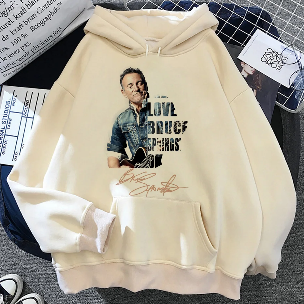 Bruce Springsteen hoodie winter printed design funny anime sweater female sweatshirts hoddie printed design comic designer