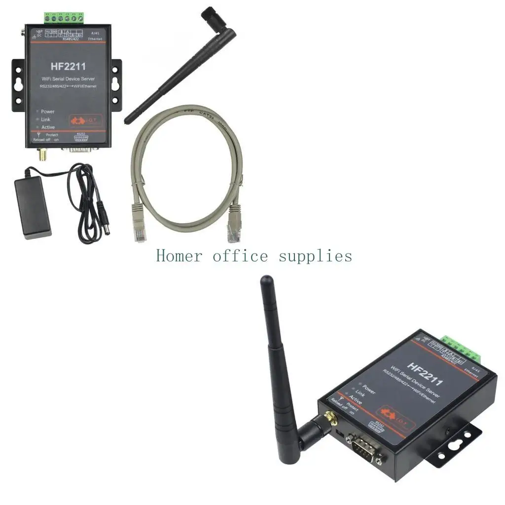 K43B Serial Port to Ethernet RTOS Serial Server European /U.S.RS232/485/422