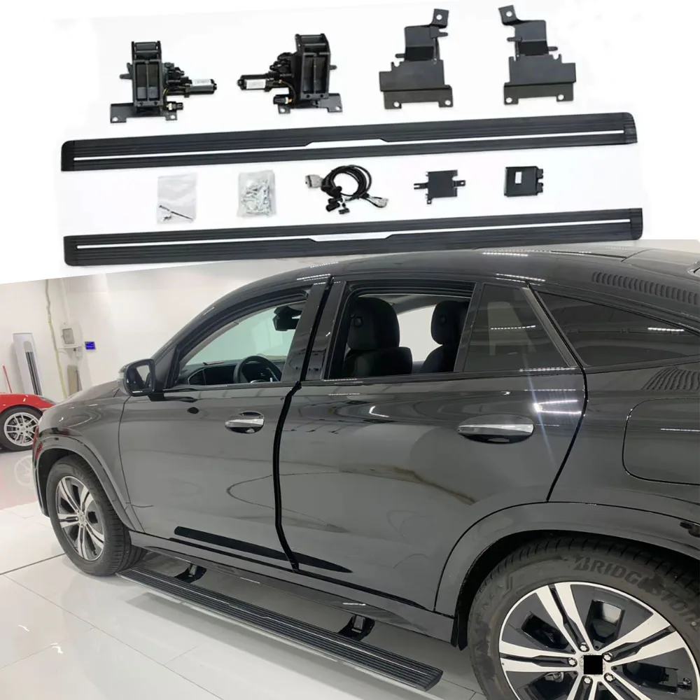 Deployed Running Boards Electric Side Steps Fits for Mercedes Benz GLE  Coupe 2019-2024