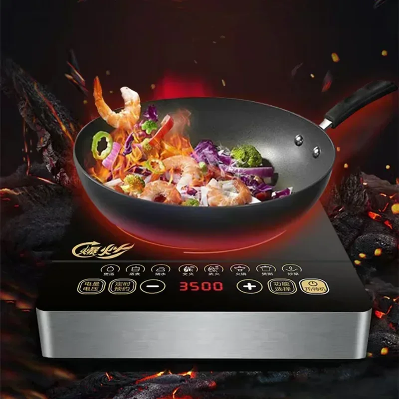 3500W High-power Household Induction Cooker 220V Multi-function Cooking Hot Pot Integrated Induction Cooker