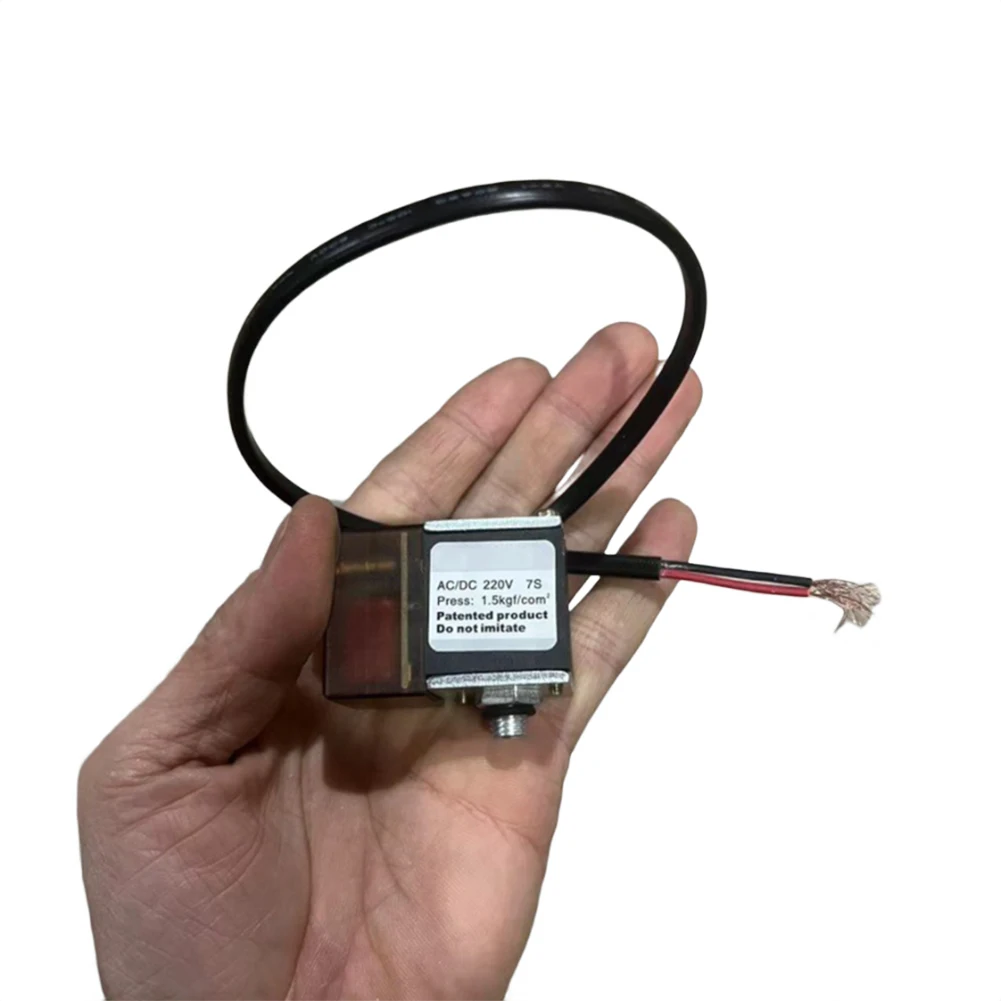 Black Solenoid Valve Anti Backflow Check Valve Check Valve One-way Flow Reliable Performance Trapped Air Release