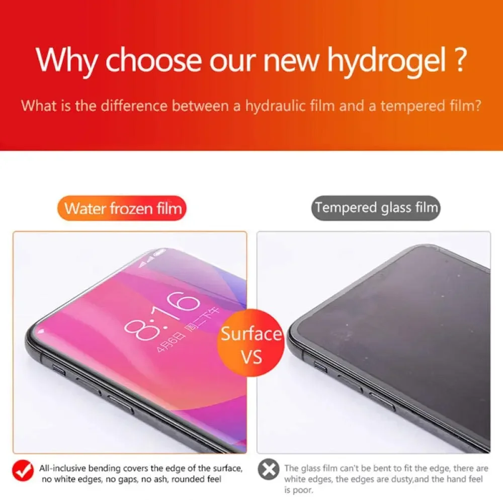 3-5Pcs Hydrogel Film For Oppo Reno 10 5G Reno10 Pro Screen Protector
